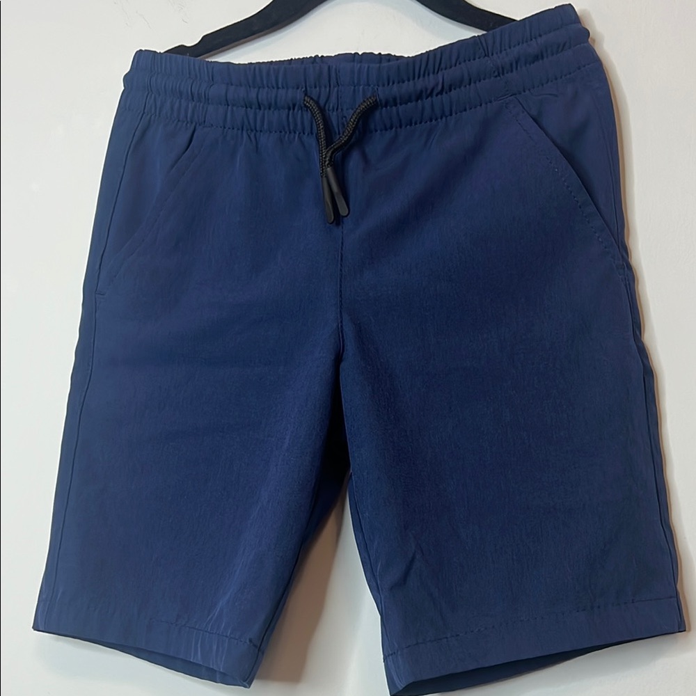 Nautica Kids Navy Blue Dress Up or Down‎ Elastic Waist Shorts Boys Size 6